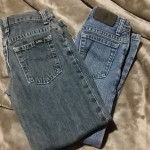 Boys lot of Lee jeans size 7 S